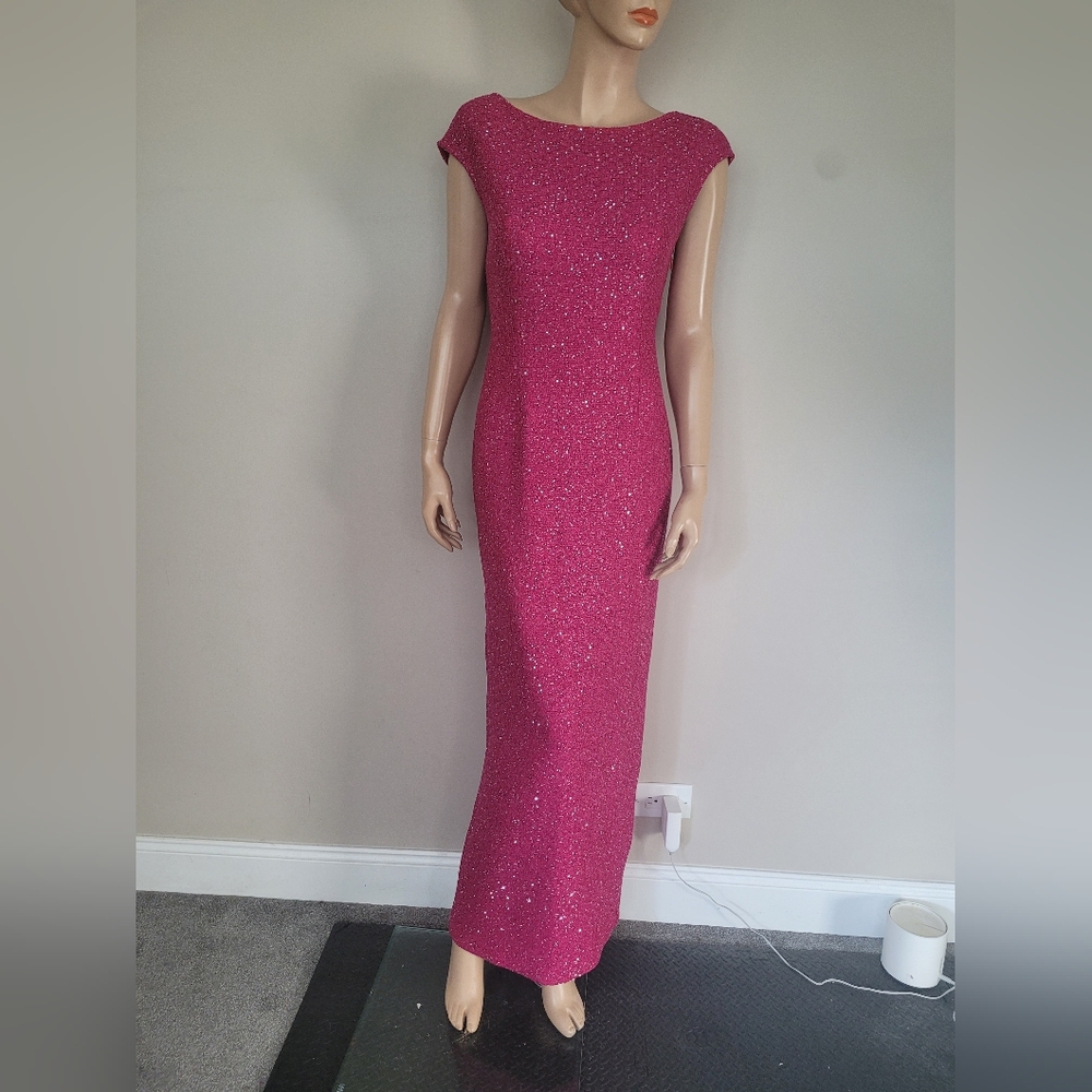 St. John Sparkling Pink Maxi Dress